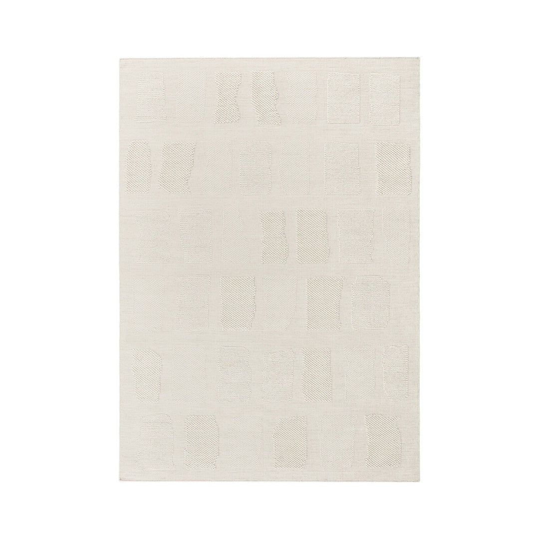 Tessera Outcropped Rug Rugs CC Tapis White Small: 5 ft 7 in x 7 ft 10 in