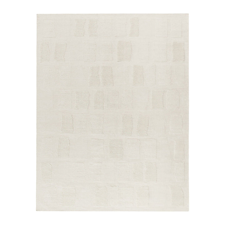 Tessera Outcropped Rug Rugs CC Tapis White Medium: 7 ft 7 in x 9 ft 10 in