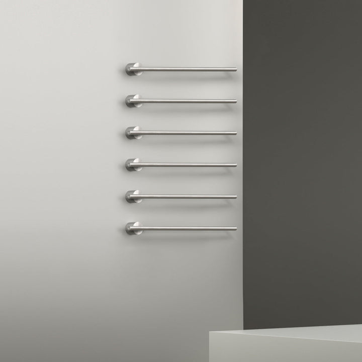 Equilibrio Usa Ca Approved Electric towel warmer L. 1’ - 10 53/64”. Built-in part included
