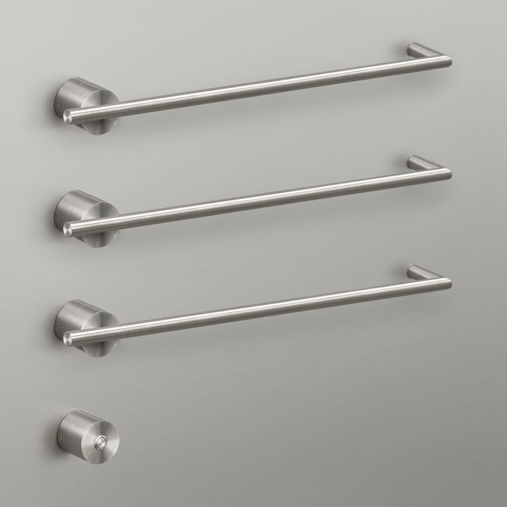 Equilibrio Usa Ca Approved Electric towel warmer L. 1’ - 10 53/64”, power button included. Built-in part included