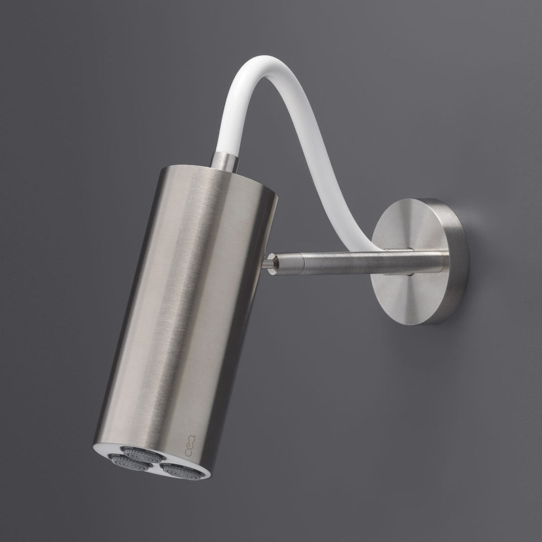 Shower Heads Adjustable shower head with Delrin® end and conical rain jet