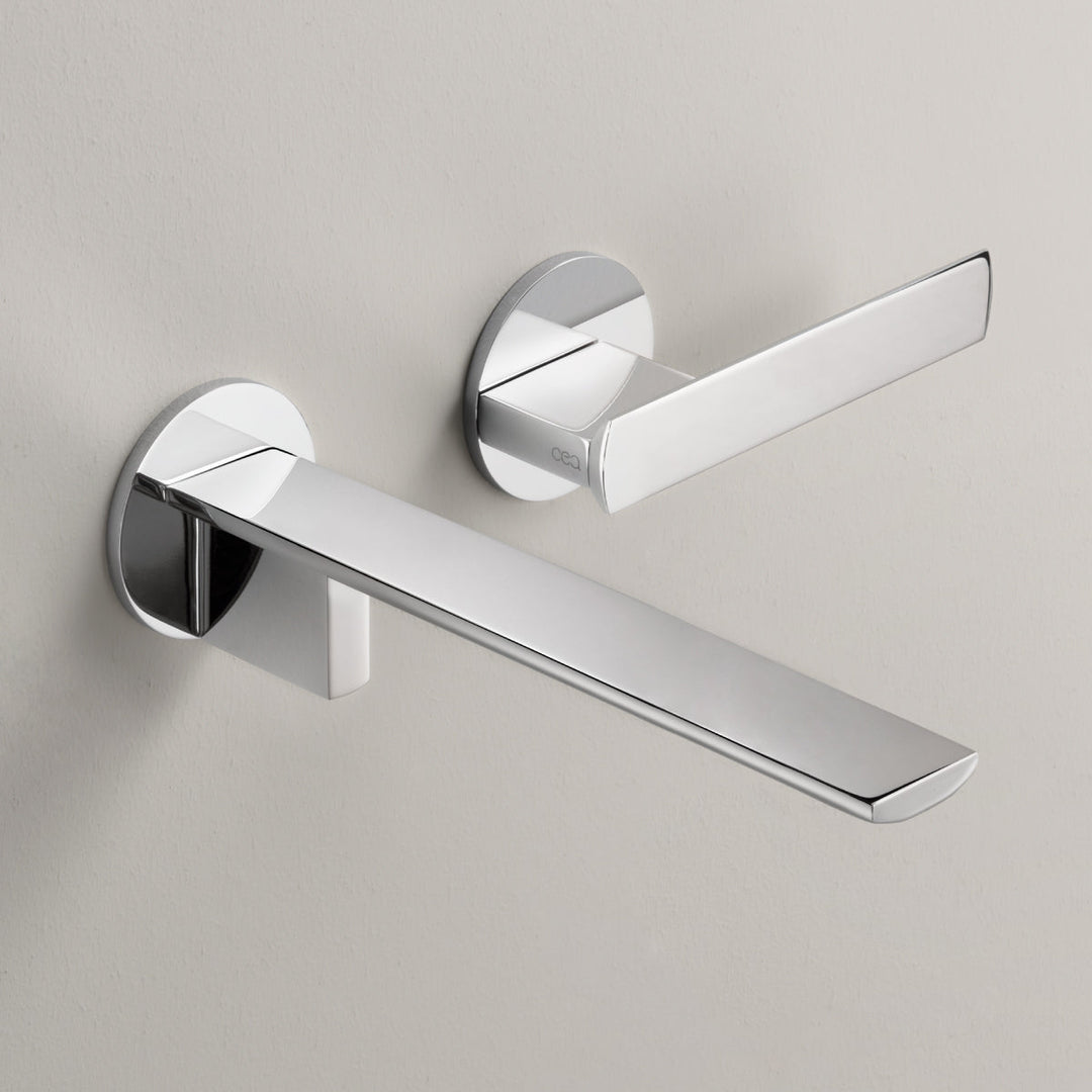 Ayla Wall mounted progressive mixer with spout L. 185 mm