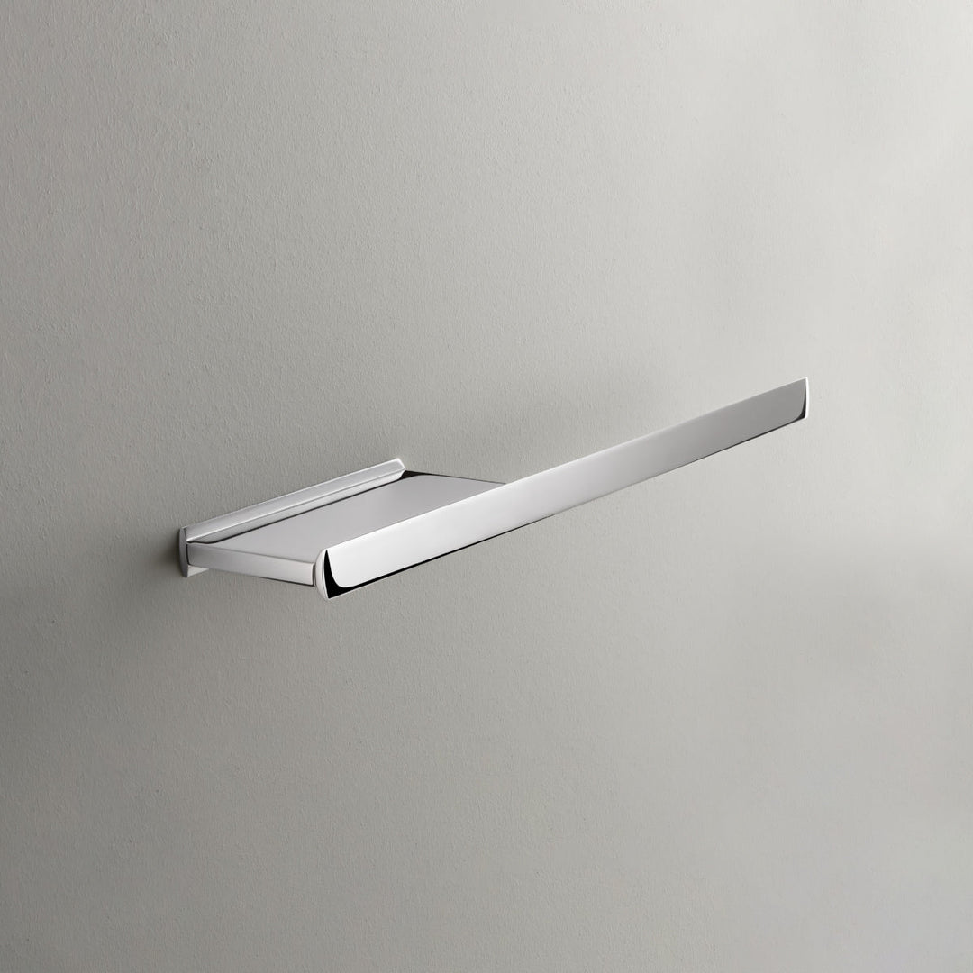 Ayla Towel rail L. 450 mm with multipurpose shelf on the left