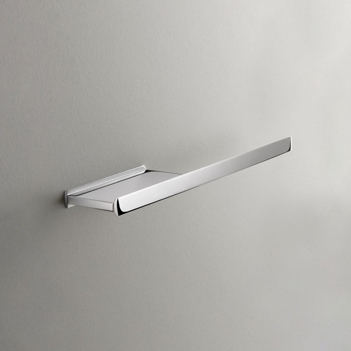 Ayla Towel rail L. 450 mm with multipurpose shelf on the left