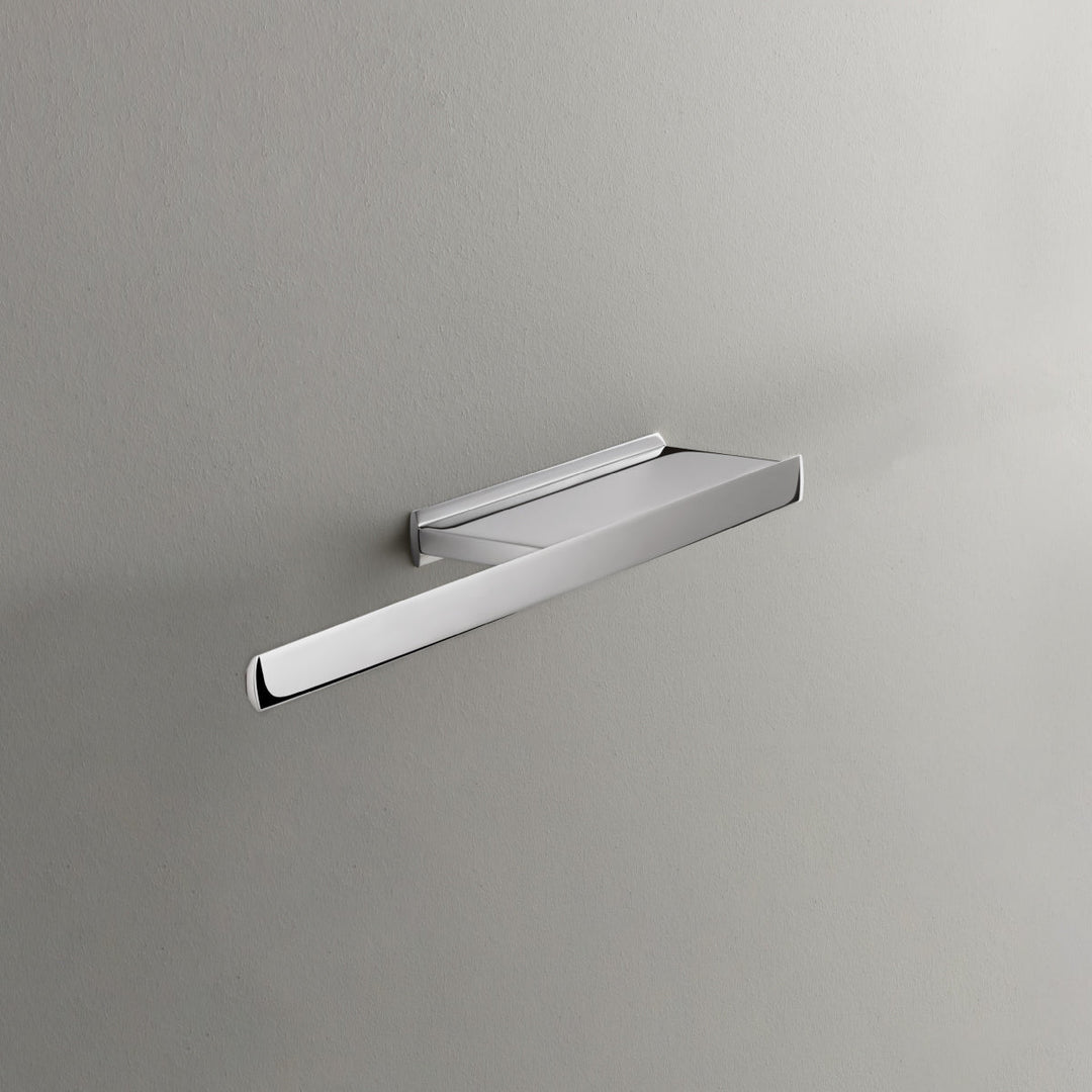 Ayla Towel rail L. 450 mm with multipurpose shelf on the right