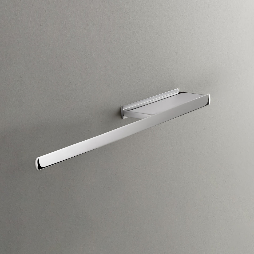 Ayla Towel rail L. 600 mm with multipurpose shelf on the right