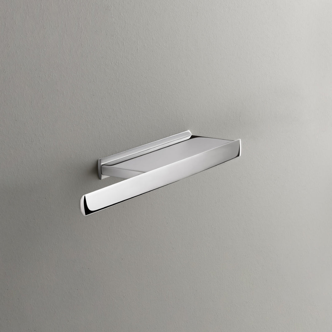 Ayla Toilet-roll holder with multipurpose shelf, installation on the right
