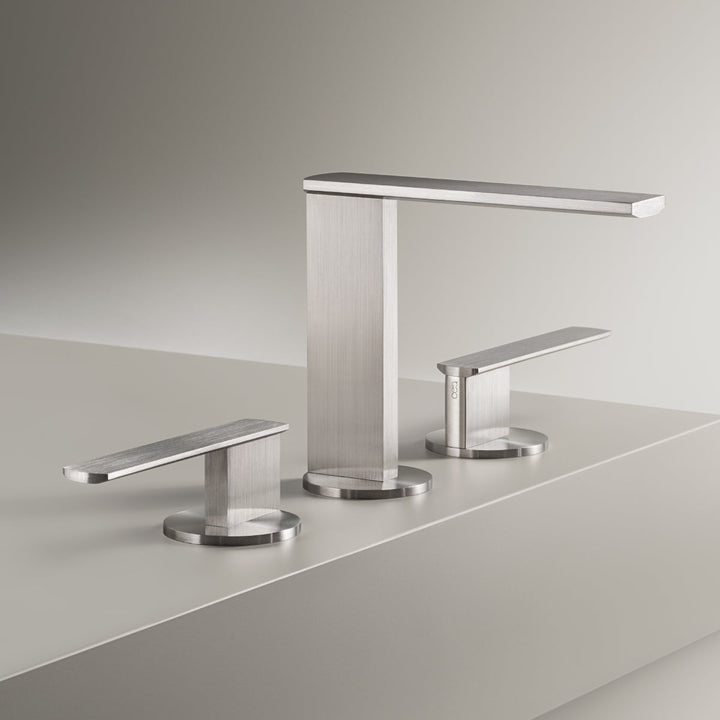 Ayla Three-hole mixer with spout H. 132 mm