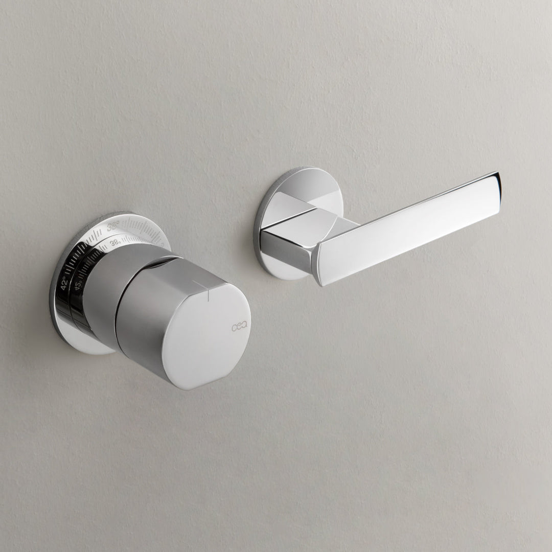 Ayla Thermostatic shower mixer set with 2 way diverter