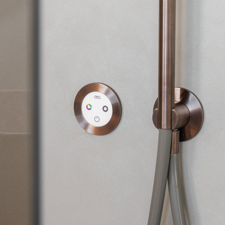 Wellness IP65 water-resistant control panel, for LED chromotherapy
