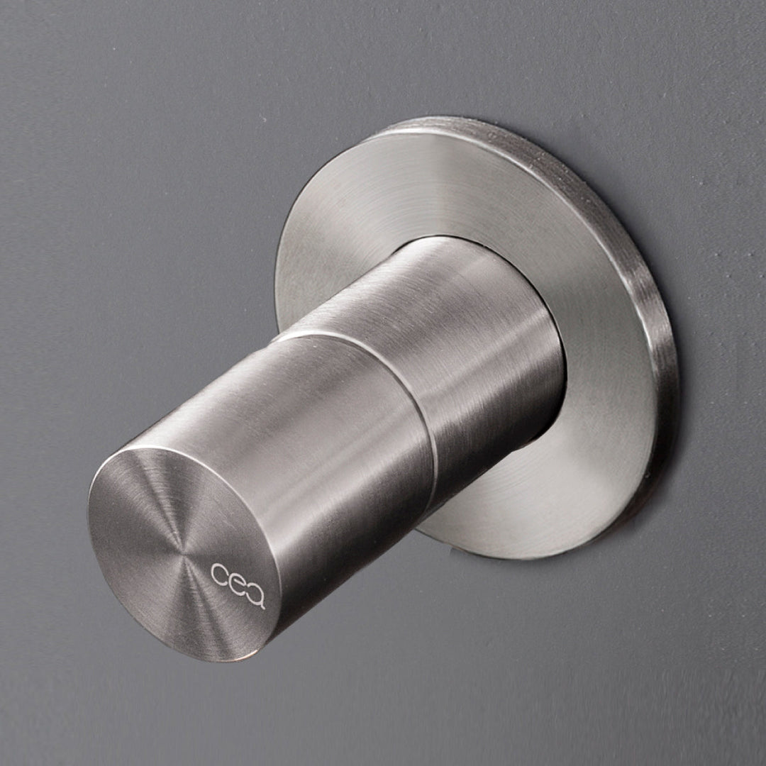 Cartesio Wall mounted shut-off valve, cold water