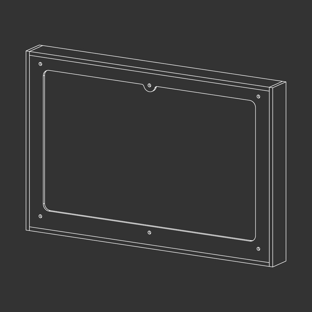 Hydroplate Spacing frame with magnet extension kit for Tece plates, to be used if minimum depth instructions are not followed