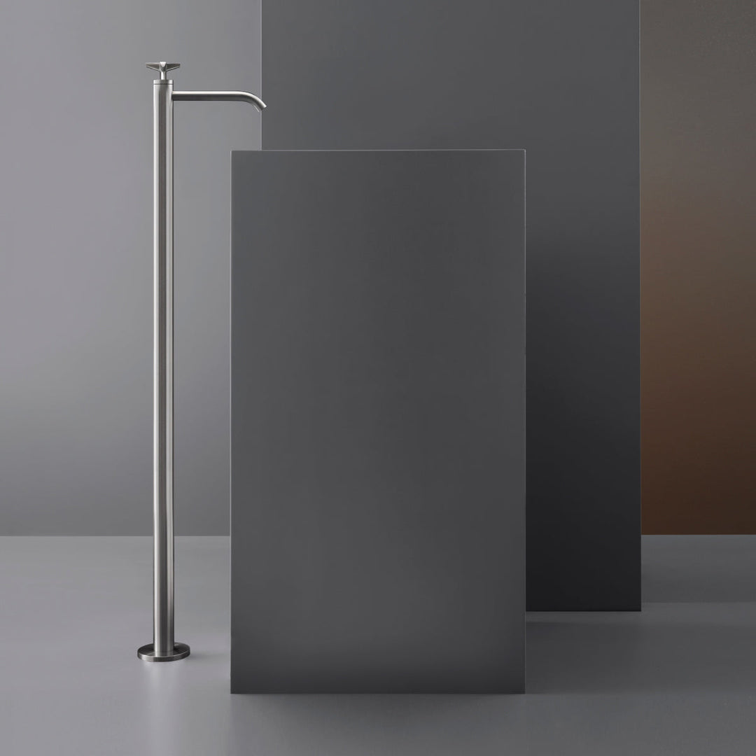 Cross Free-standing progressive mixer for washbasin H. 1120 mm