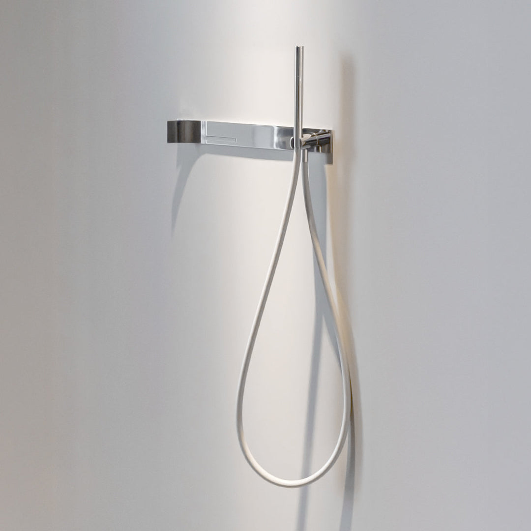 Cut Plus Wall mounted mixer set for shower with 2 way diverter and hand shower Ø 18 mm