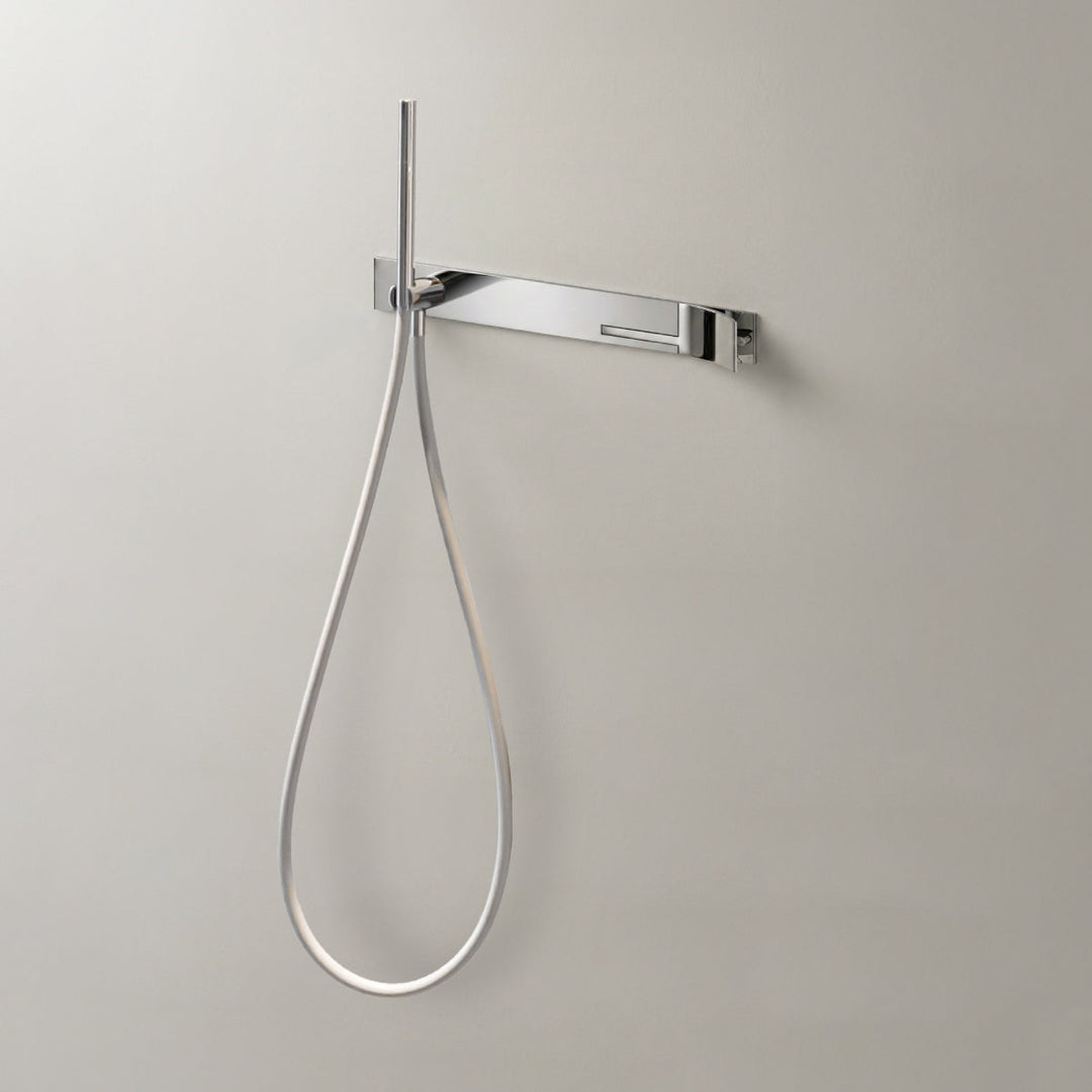 Cut Plus Wall mounted mixer set for shower with 2 way diverter and hand shower Ø 18 mm