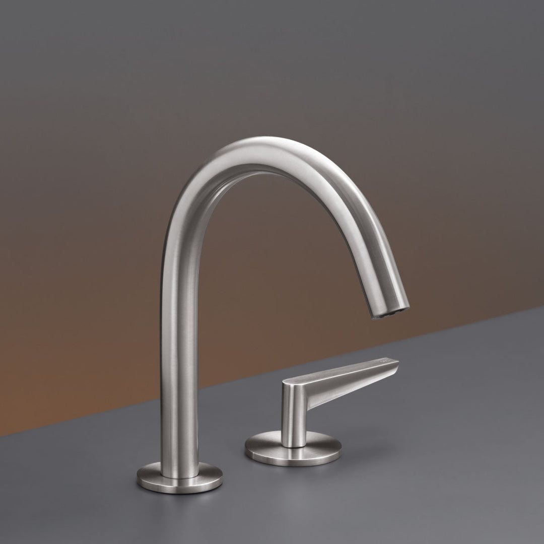 Flag Two-hole progressive mixer with swivelling spout H. 190 mm