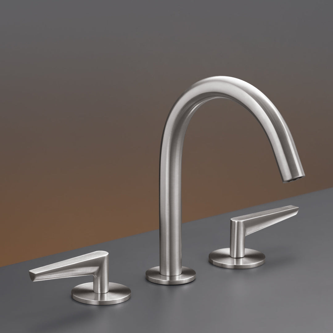 Flag Three-hole mixer with swivelling spout H. 190 mm