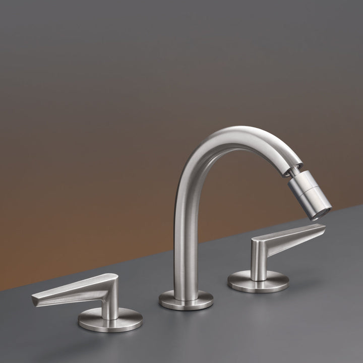 Flag Three-hole mixer with adjustable spout H. 160 mm