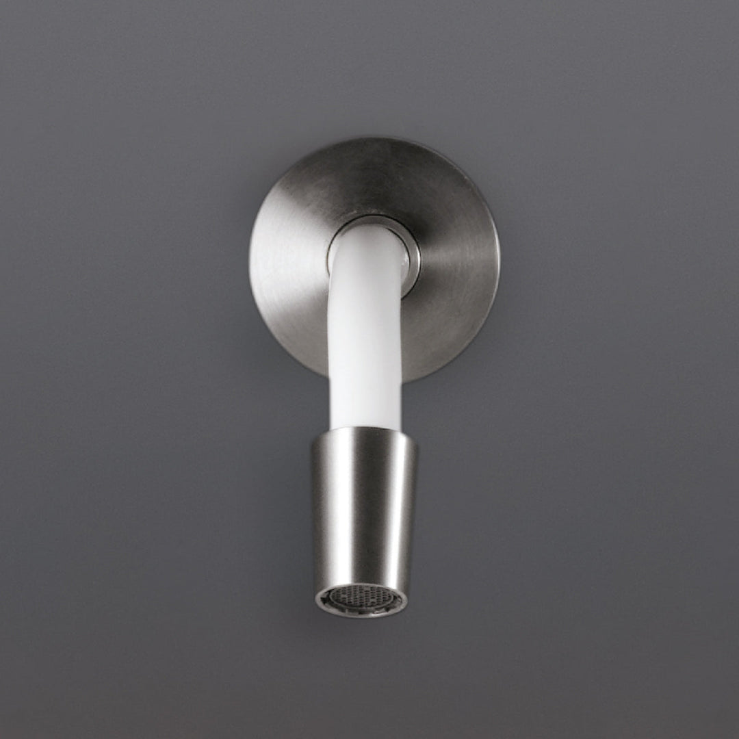 Spouts For Washbasin Bidet Wall mounted flexible spout covered with coloured silicone rubber