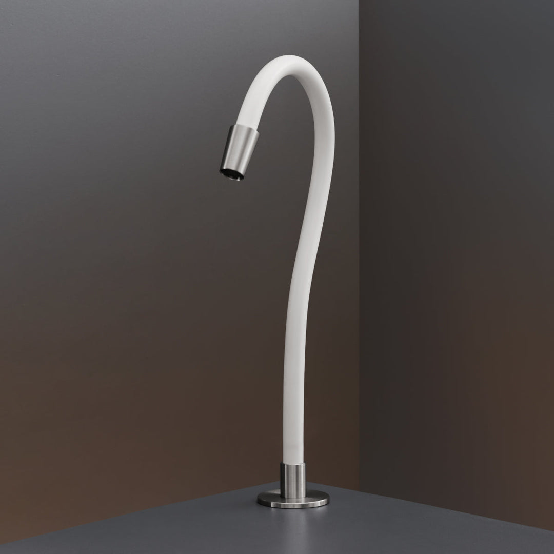 Spouts For Washbasin Bidet Deck mounted flexible spout covered with coloured silicone rubber