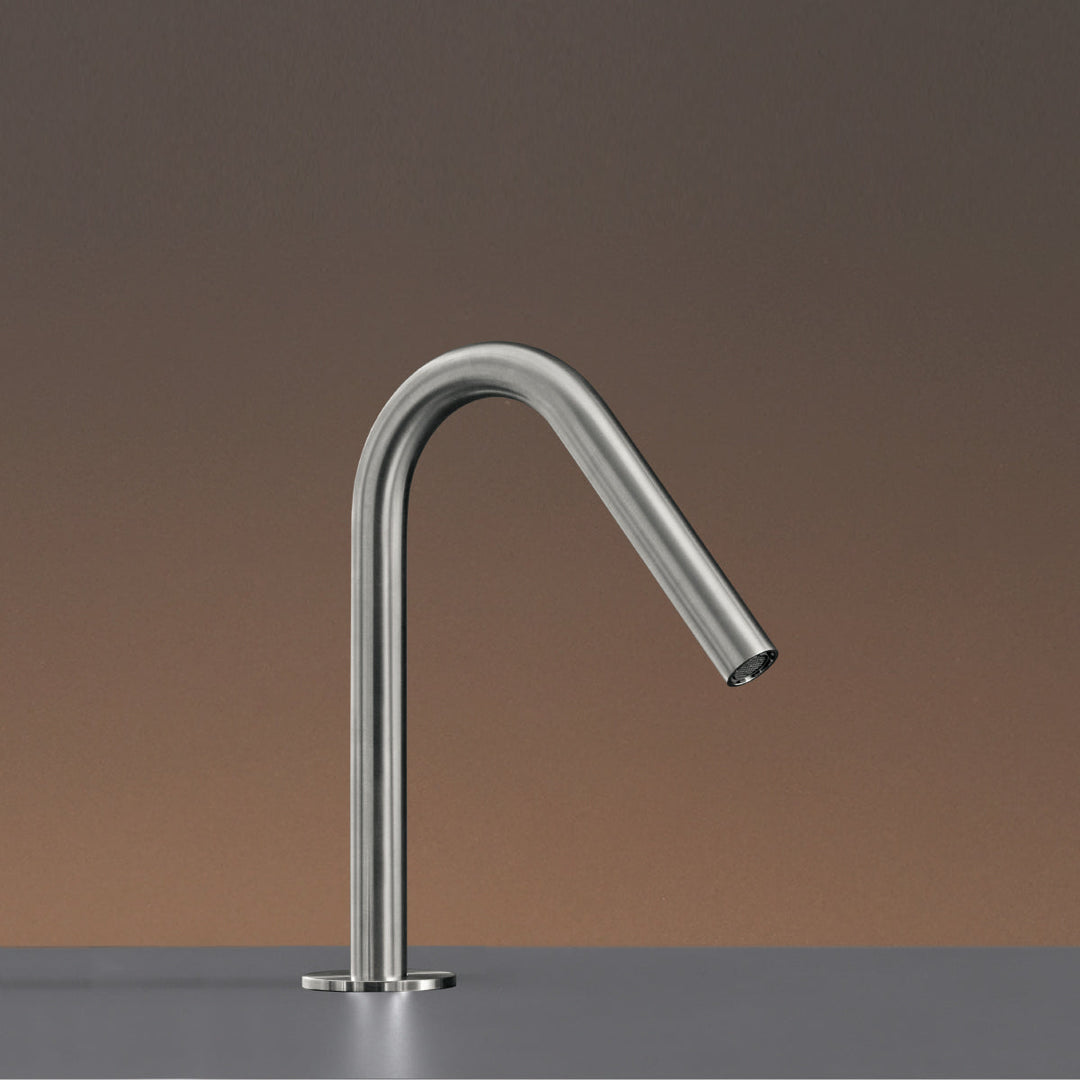 Spouts For Washbasin Bidet Deck mounted swivelling spout with undertop optional fixing
