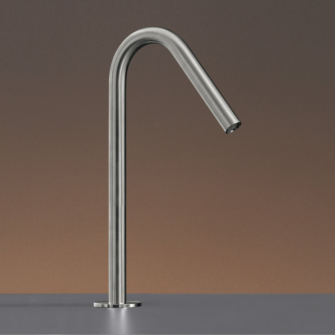 Spouts For Washbasin Bidet Deck mounted swivelling spout with undertop optional fixing