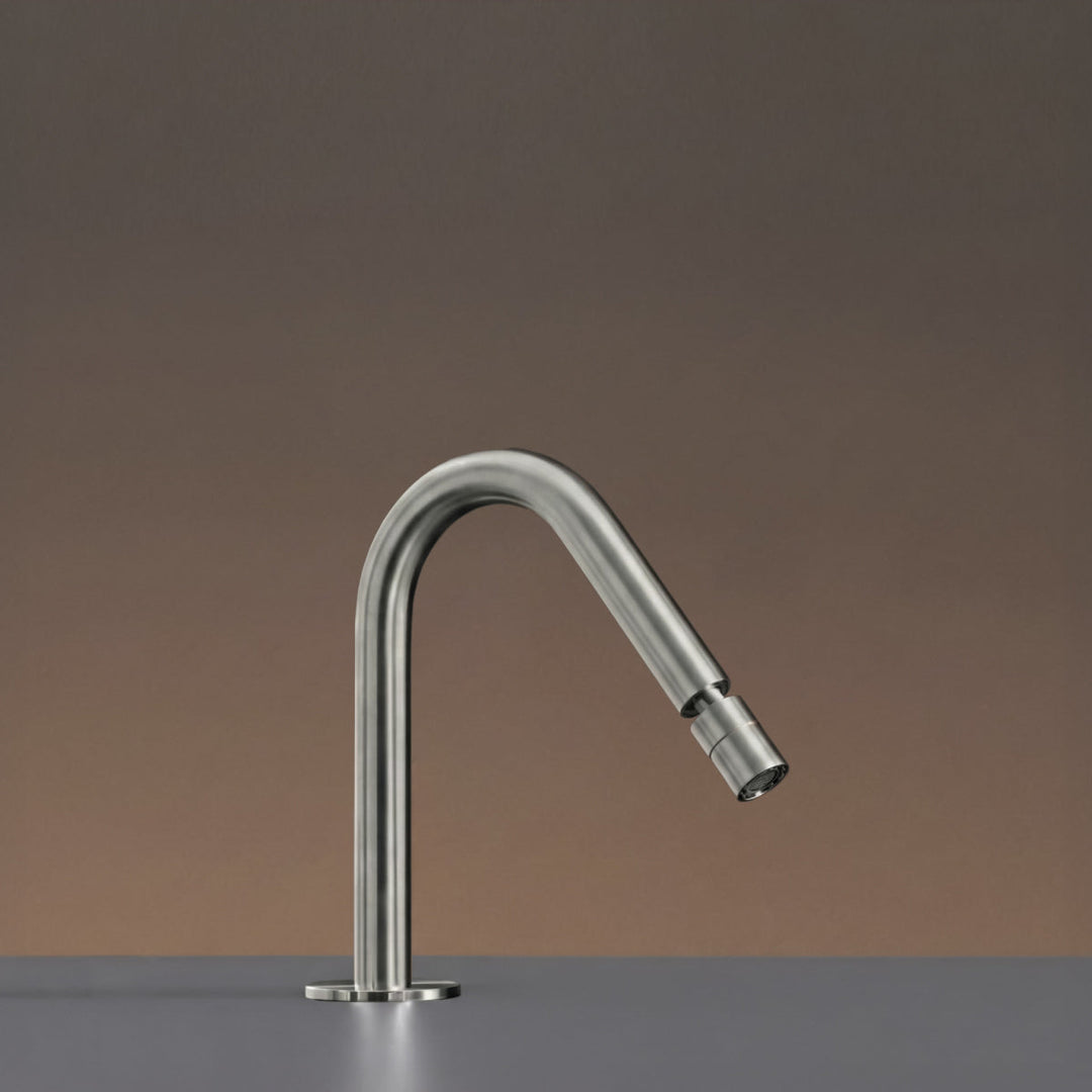 Spouts For Washbasin Bidet Deck mounted swivelling and adjustable spout with undertop optional fixing