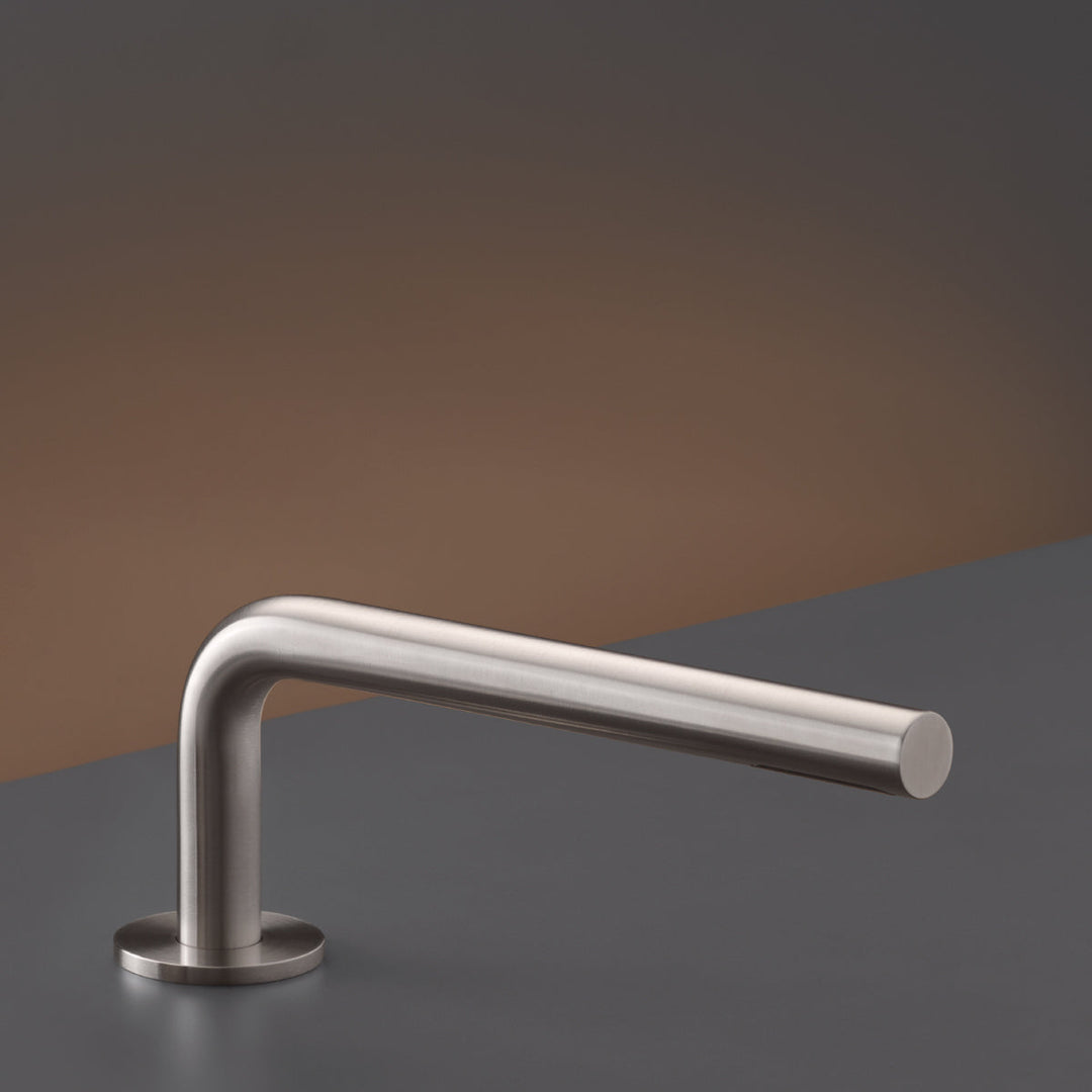 Spouts For Washbasin Bidet Deck mounted swivelling spout with undertop optional fixing