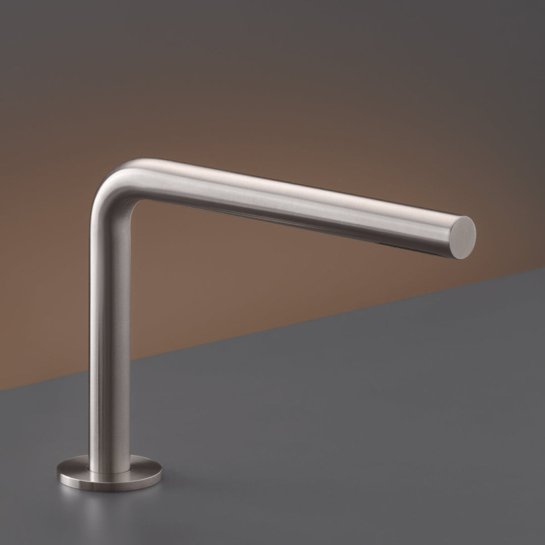 Spouts For Washbasin Bidet Deck mounted swivelling spout with undertop optional fixing