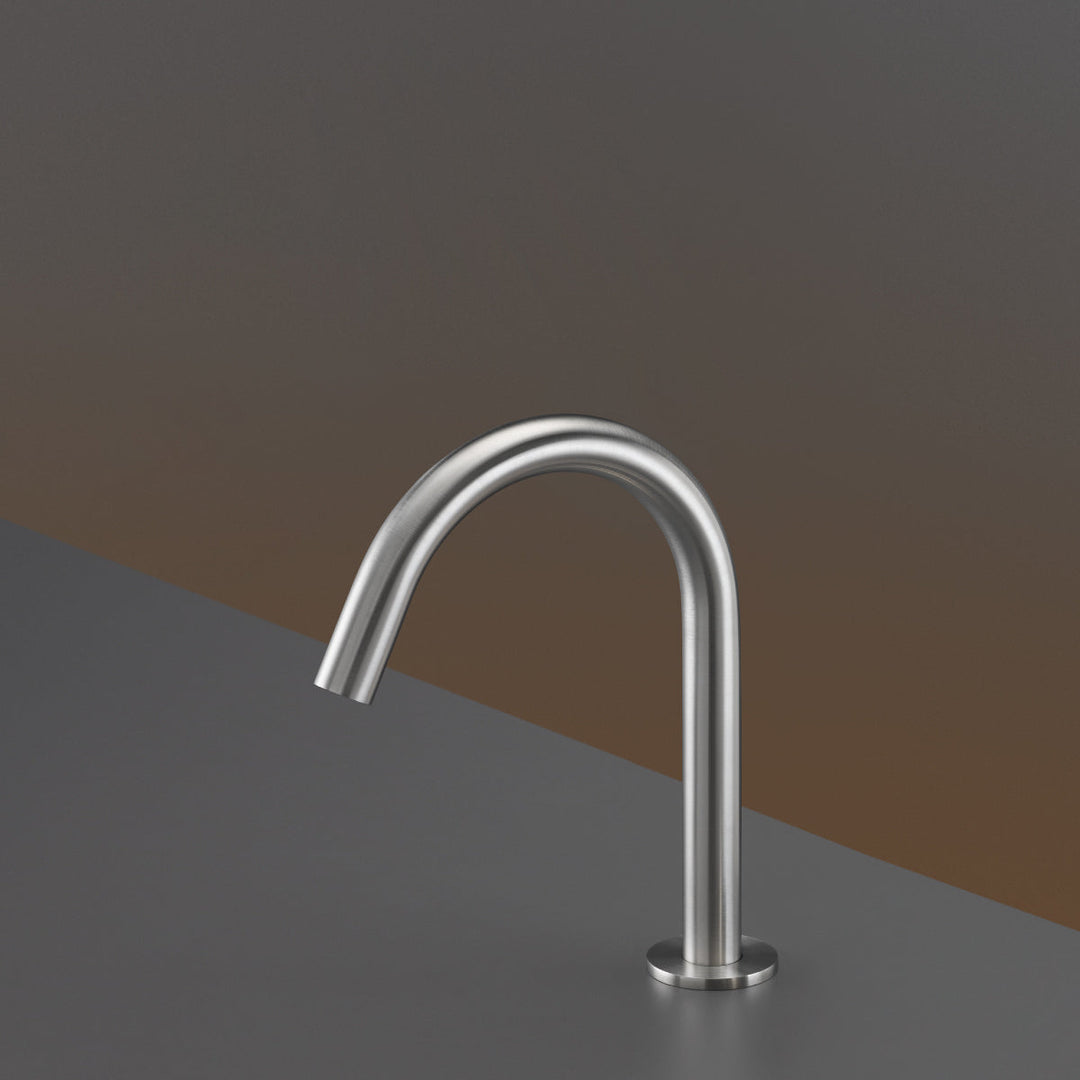 Spouts For Washbasin Bidet Deck mounted swivelling spout with undertop optional fixing