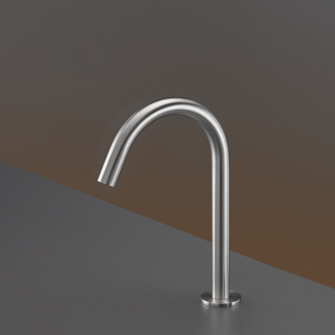 Spouts For Washbasin Bidet Deck mounted swivelling spout with undertop optional fixing