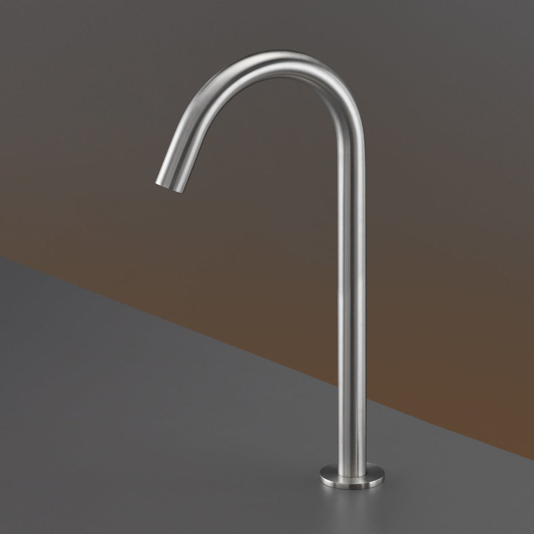 Spouts For Washbasin Bidet Deck mounted swivelling spout with undertop optional fixing