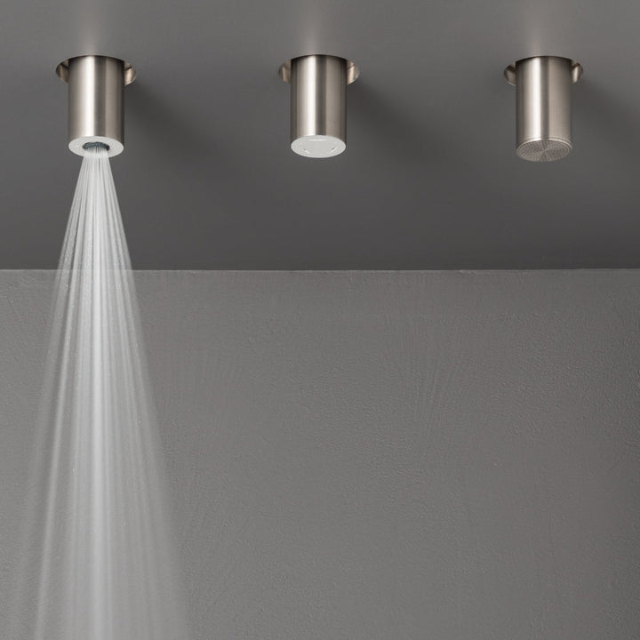 Wellness Semi- built-in shower head with Delrin® end and conical rain jet