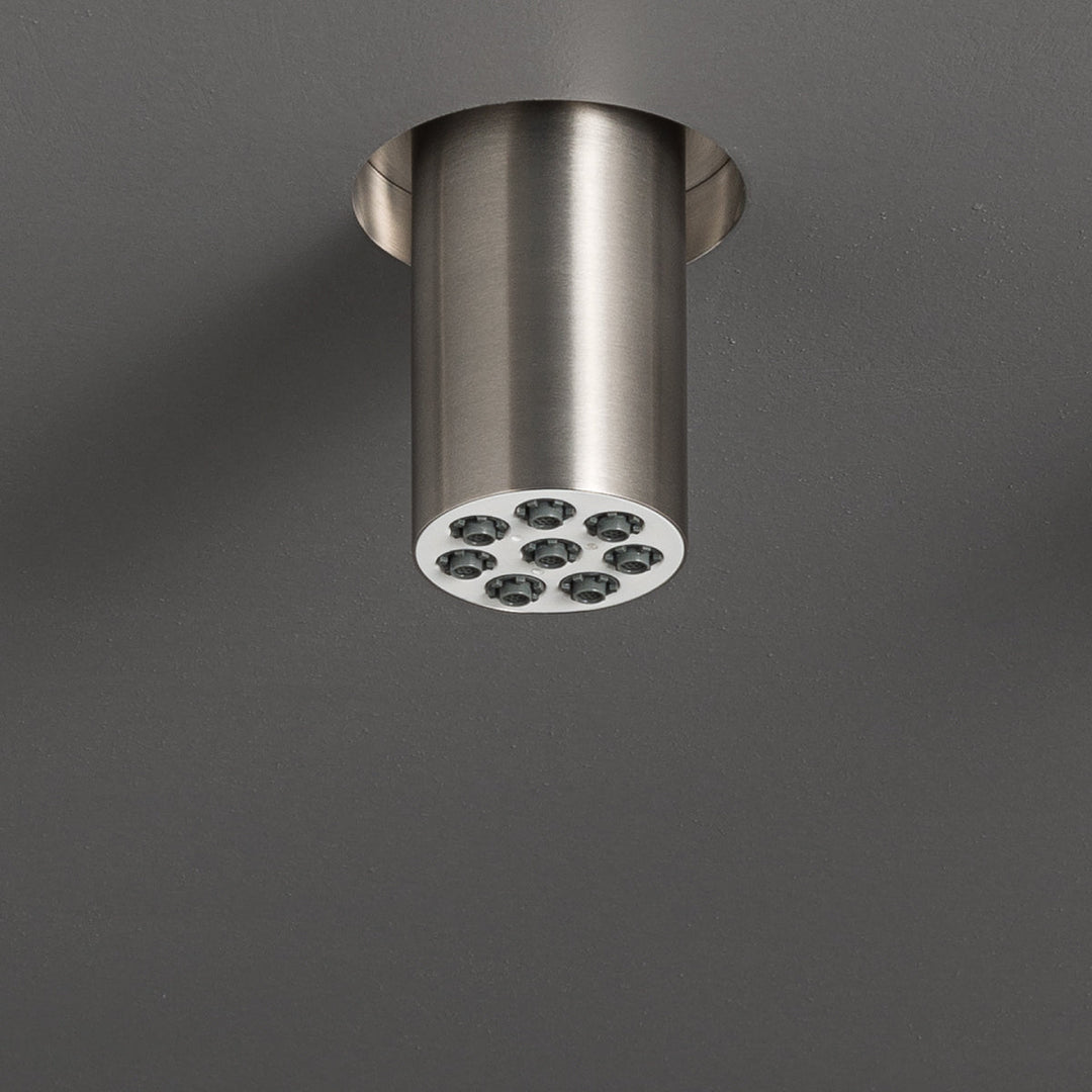 Wellness Semi- built-in shower head with Delrin® end and aerated small jets