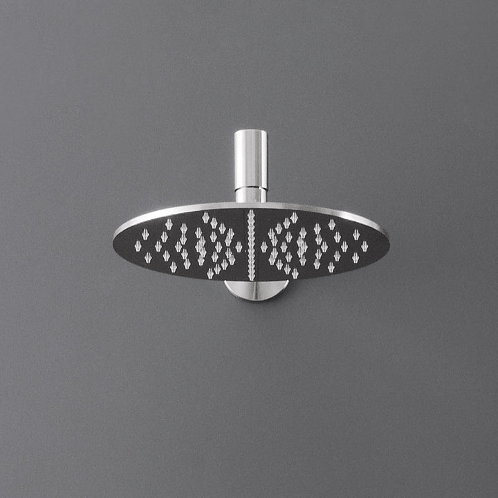 Shower Heads Round adjustable shower head with transparent silicone nozzles and pressure regulator