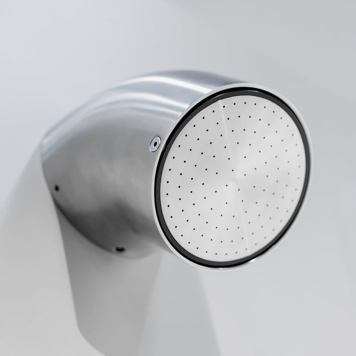 Shower Heads Adjustable stainless steel shower head with aerated rain jet