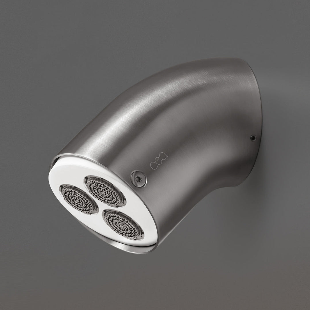 Shower Heads Adjustable shower head with Delrin® end and conical rain jet