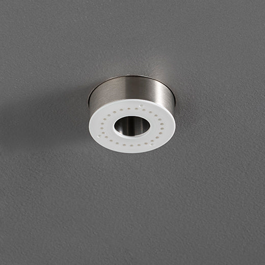 Wellness Built-in shower head with Delrin® end, rain jet and LED chromotherapy