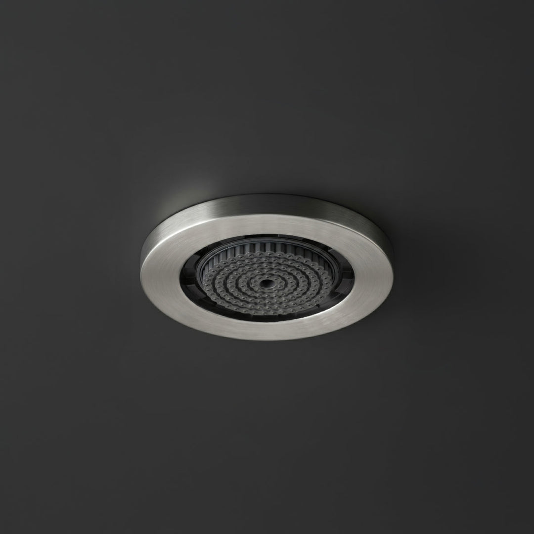 Wellness Shower head (Ø 50 mm) with conical rain jet, flush ceiling mounting