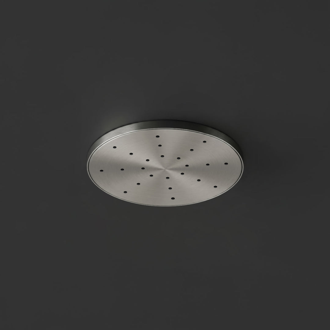 Shower Heads Round shower head Ø 70 mm with rain jet, flush ceiling mounting