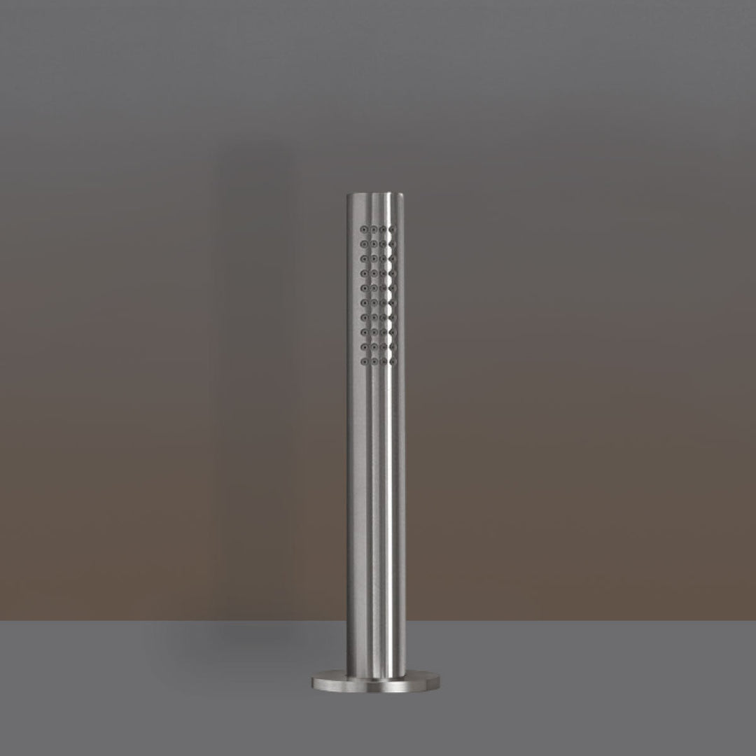 Hand Showers And Brackets Rim mounted pull-out hand shower with hose in Cromolux and draining drip system