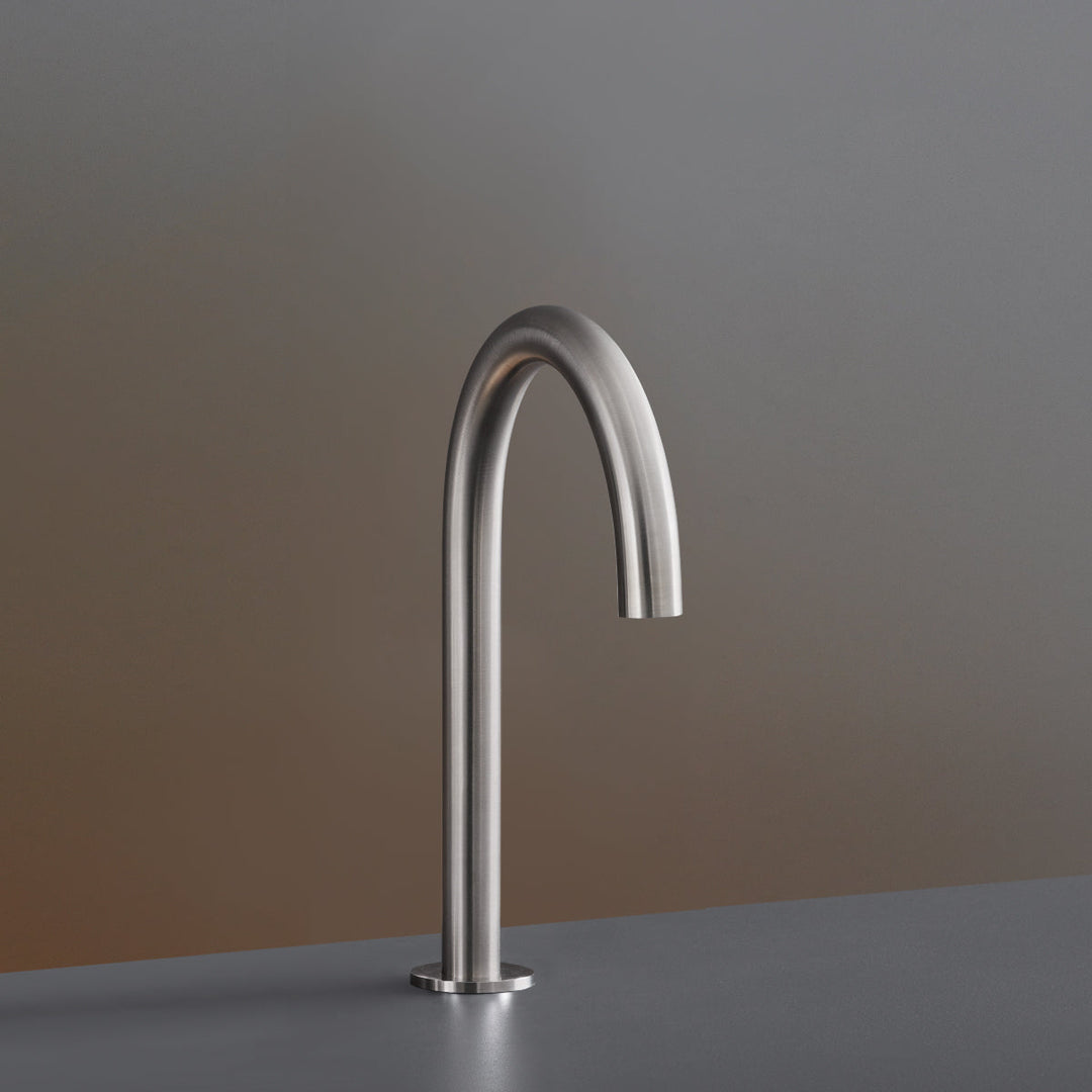 Spouts For Washbasin Bidet Deck mounted swivelling spout with undertop optional fixing