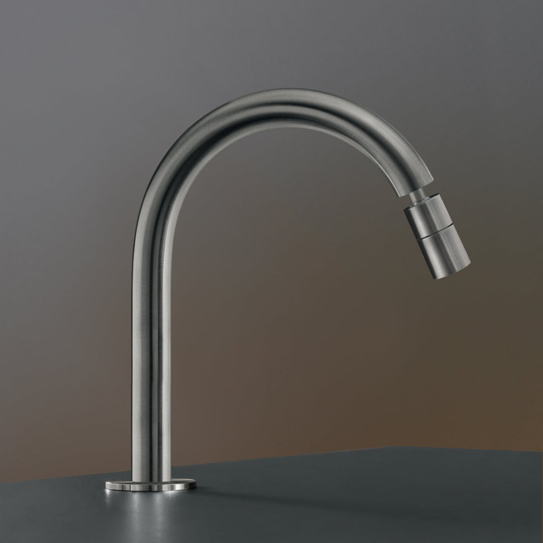 Spouts For Washbasin Bidet Deck mounted swivelling and adjustable spout with undertop optional fixing