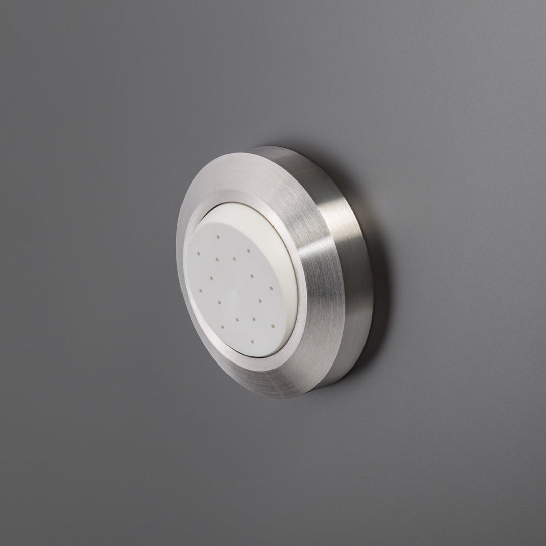Wellness Wall mounted adjustable Delrin® spout with whirlpool jet