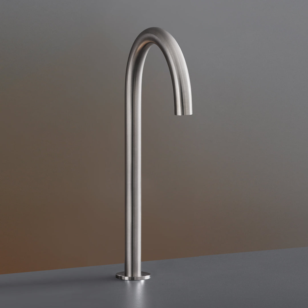 Spouts For Washbasin Bidet Deck mounted swivelling spout with undertop optional fixing