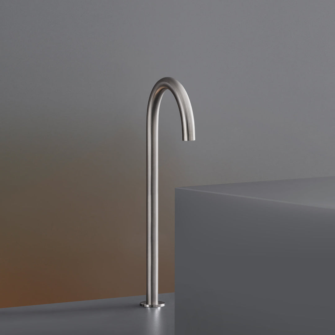 Spouts For Washbasin Bidet Deck mounted swivelling spout with undertop optional fixing