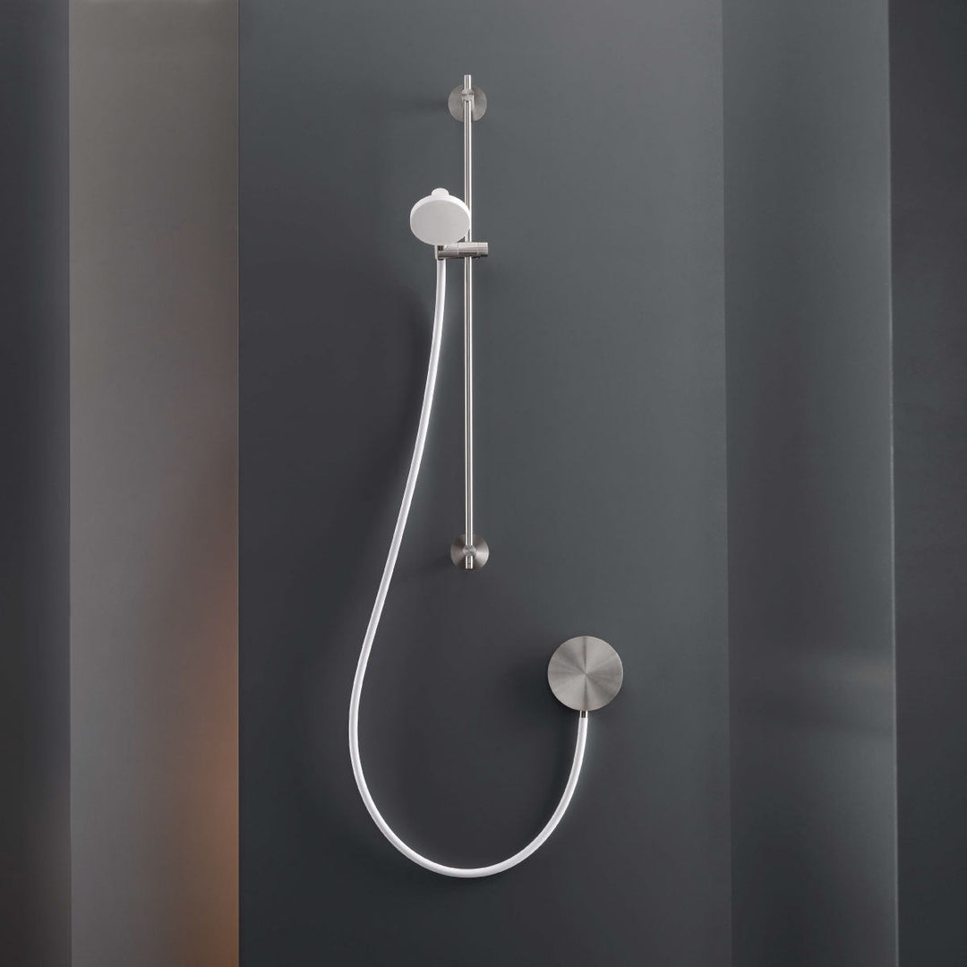 Hand Showers And Brackets Shower slide bar with cone-shaped bracket for hand shower