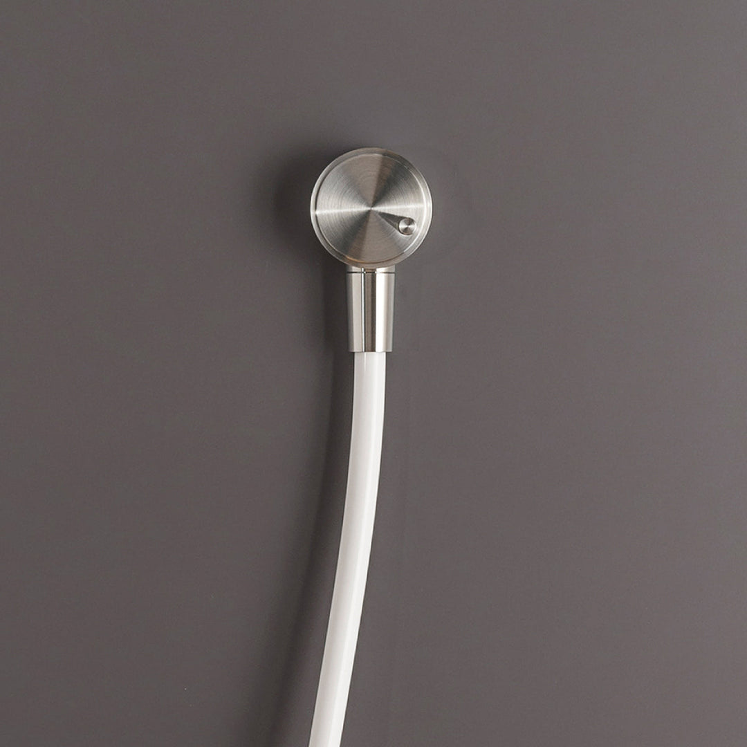Hand Showers And Brackets Delrin® hand shower with bracket and water connection