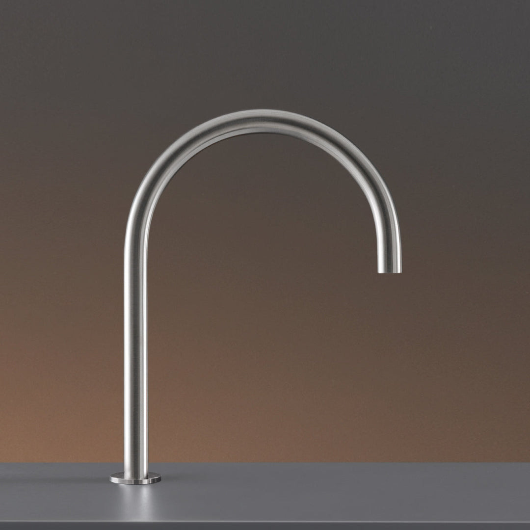 Spouts For Washbasin Bidet Deck mounted swivelling spout with undertop optional fixing