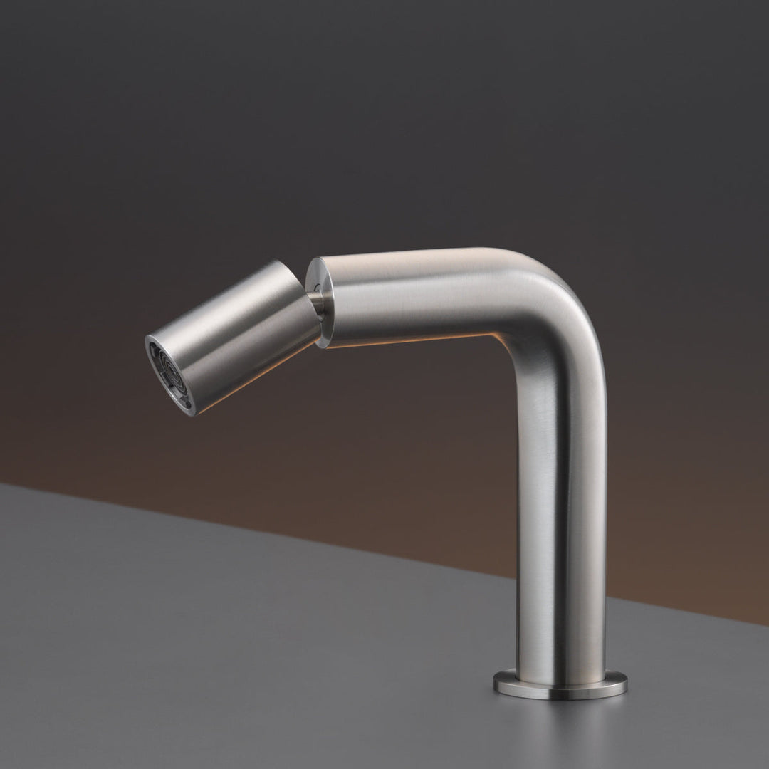 Spouts For Washbasin Bidet Deck mounted swivelling and adjustable spout with undertop optional fixing